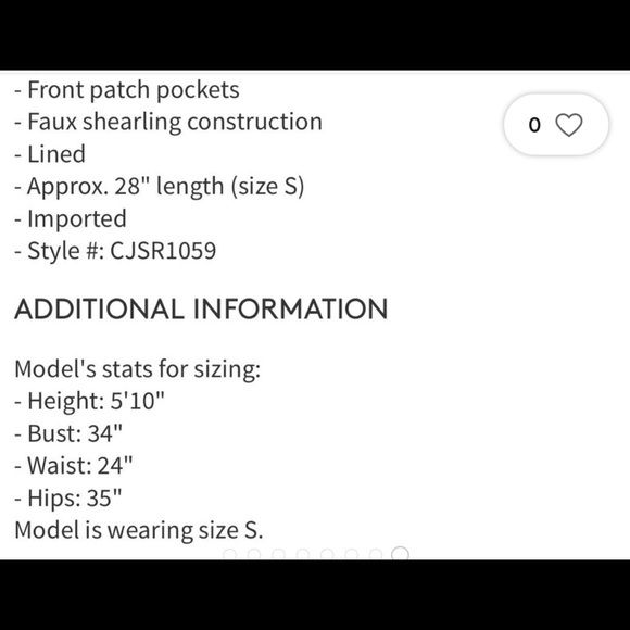 ELODIE FUZZY RUST JACKET - Picture 7 of 7